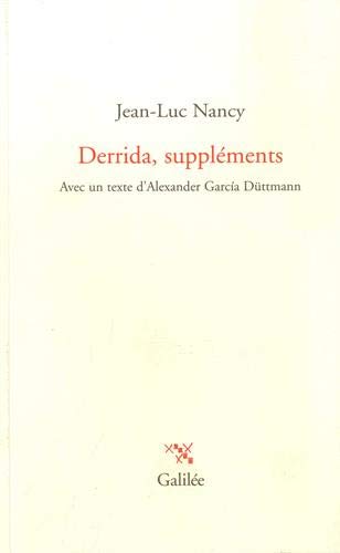 Derrida, suppléments von GALILEE